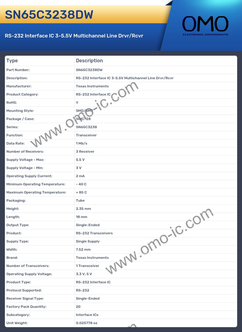 SN65C3238DW