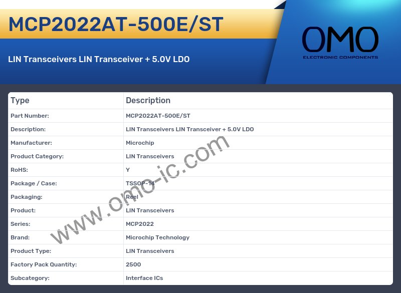 MCP2022AT-500E/ST