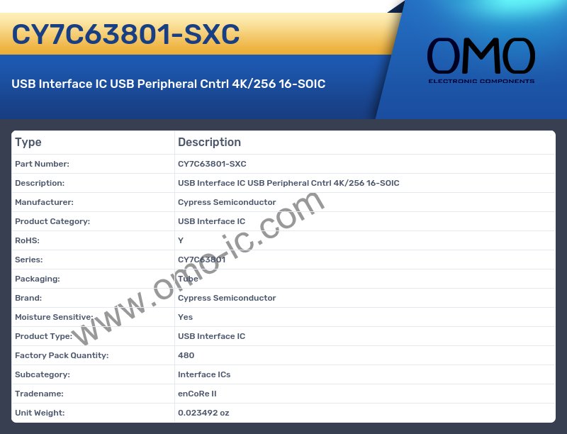 CY7C63801-SXC