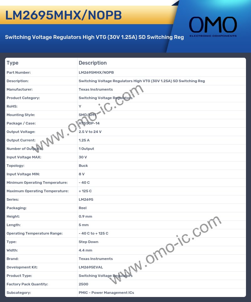 LM2695MHX/NOPB