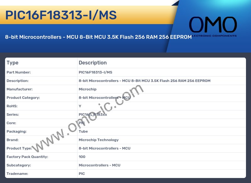 PIC16F18313-I/MS