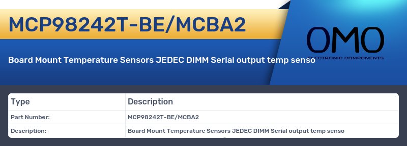 MCP98242T-BE/MCBA2