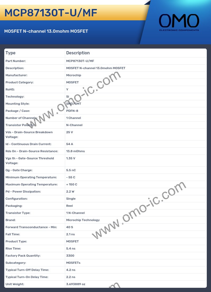 MCP87130T-U/MF
