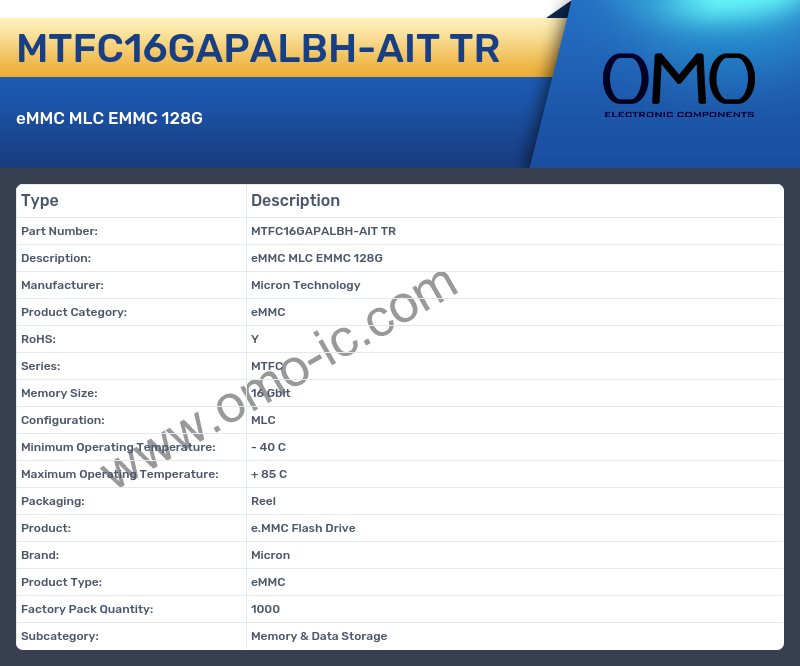 MTFC16GAPALBH-AIT TR