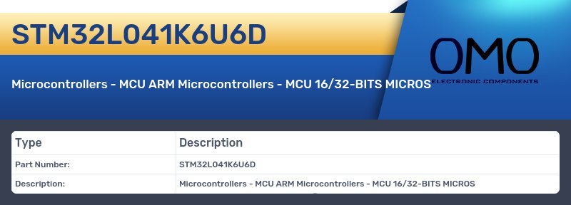 STM32L041K6U6D