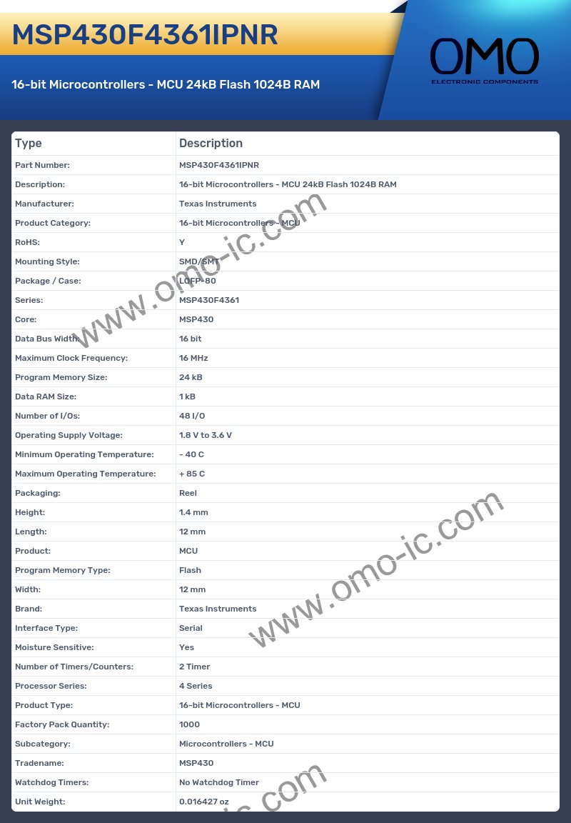 MSP430F4361IPNR