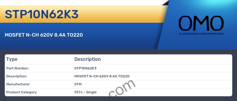 STP10N62K3