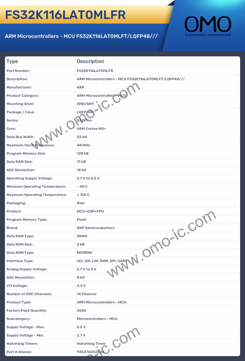 FS32K116LAT0MLFR