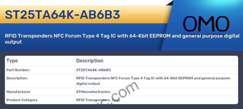 ST25TA64K-AB6B3