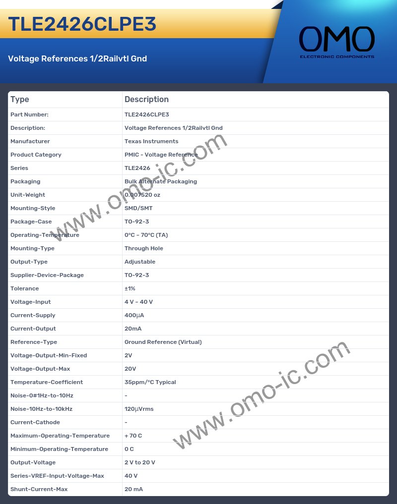 TLE2426CLPE3