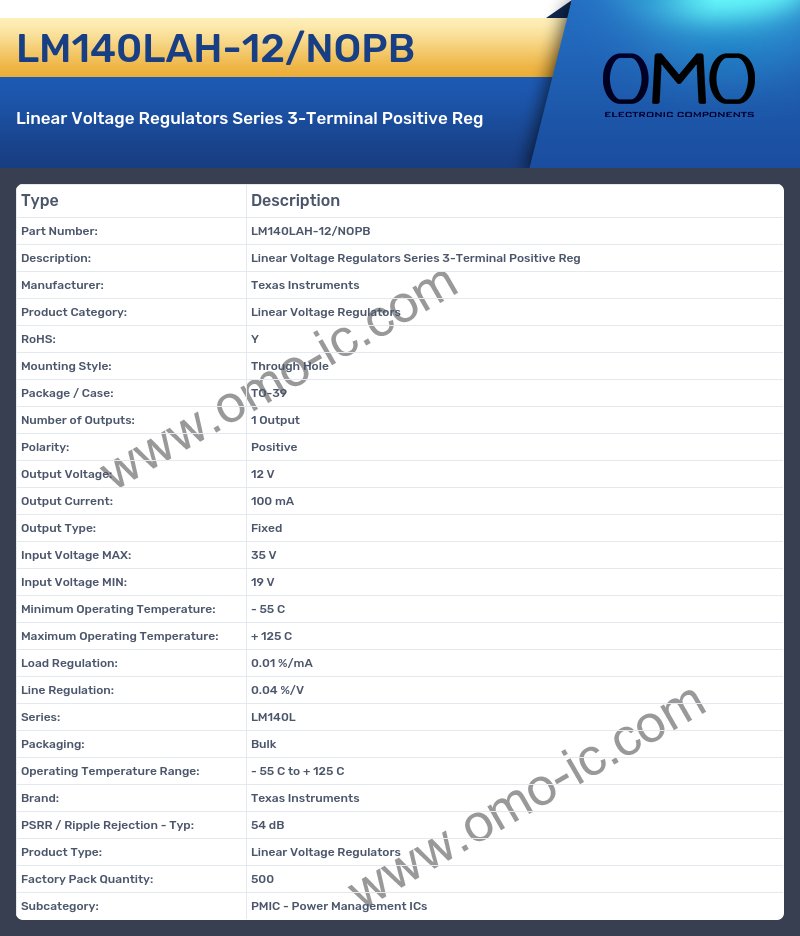 LM140LAH-12/NOPB