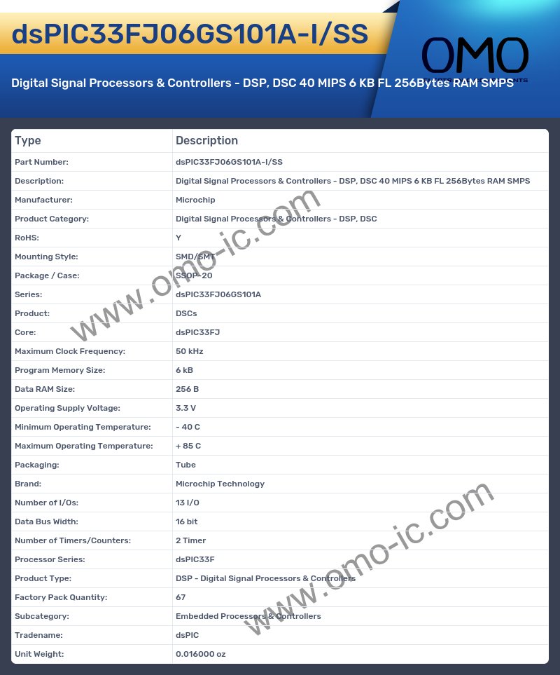 dsPIC33FJ06GS101A-I/SS