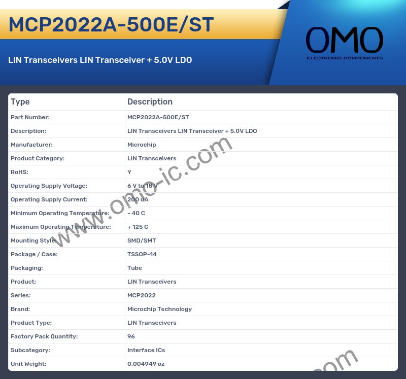 MCP2022A-500E/ST