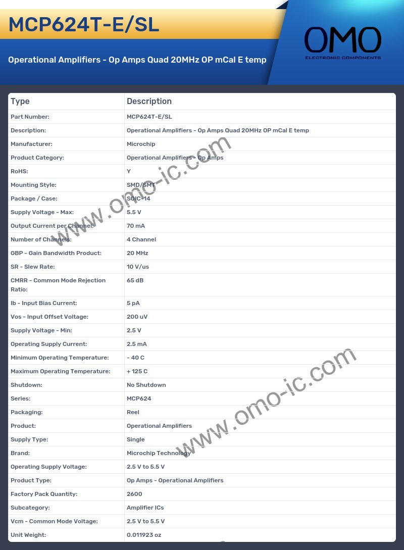 MCP624T-E/SL