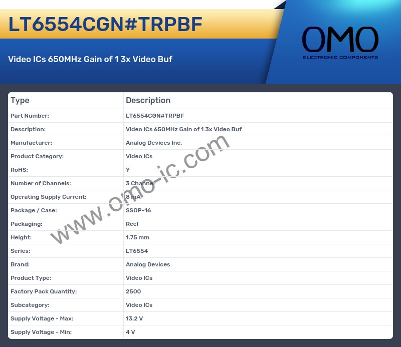 LT6554CGN#TRPBF
