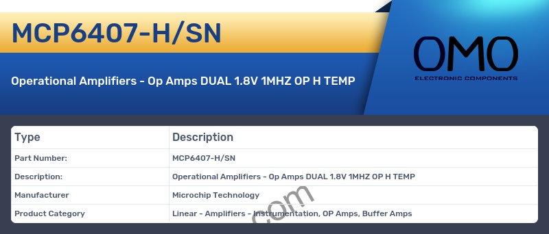 MCP6407-H/SN