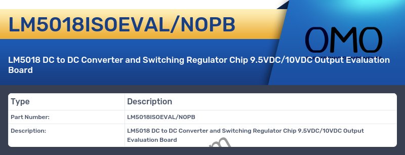 LM5018ISOEVAL/NOPB