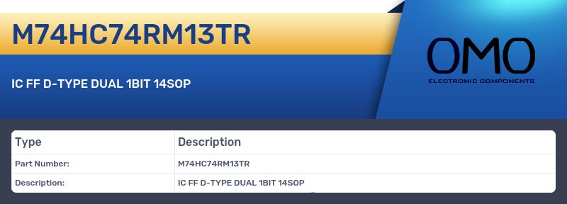 M74HC74RM13TR