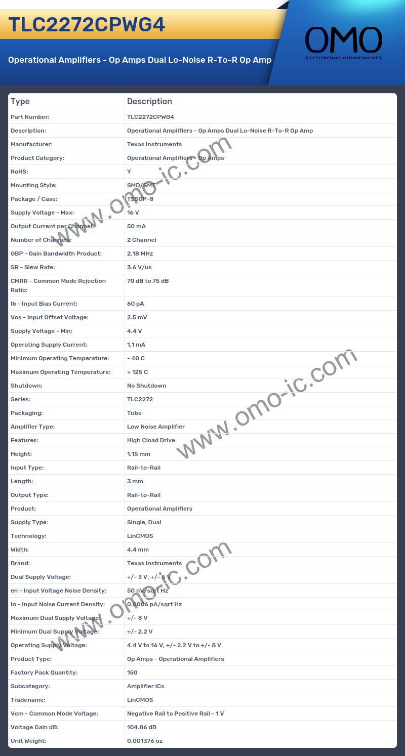 TLC2272CPWG4