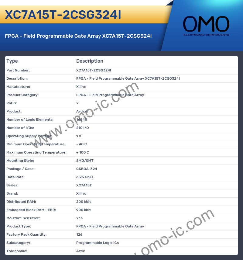XC7A15T-2CSG324I