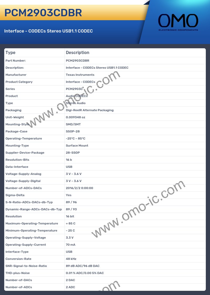 PCM2903CDBR