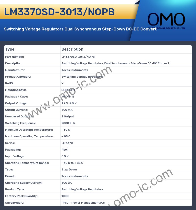 LM3370SD-3013/NOPB