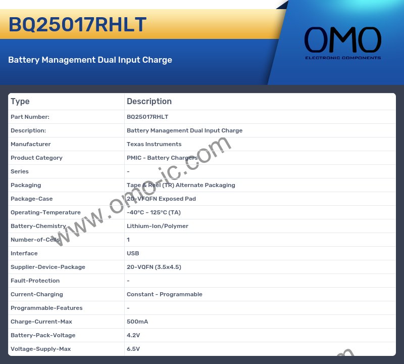 BQ25017RHLT