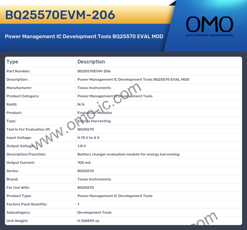BQ25570EVM-206