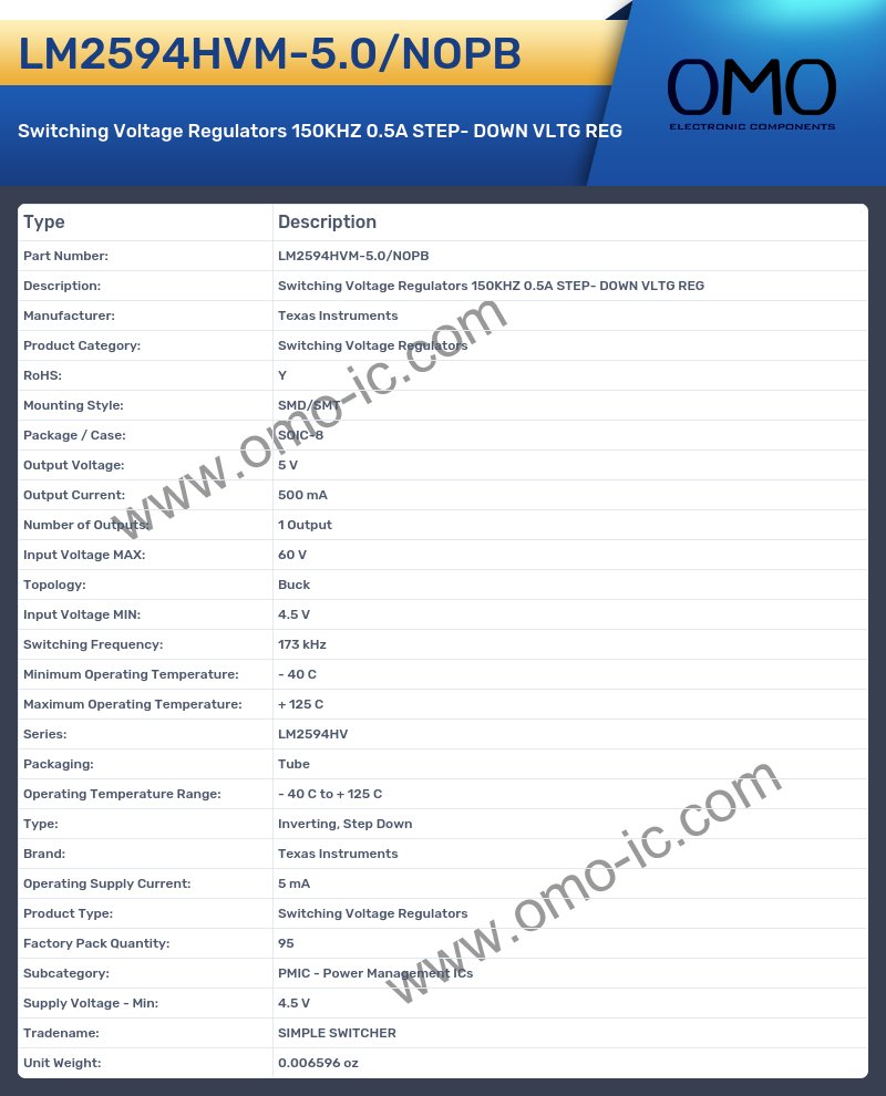 LM2594HVM-5.0/NOPB
