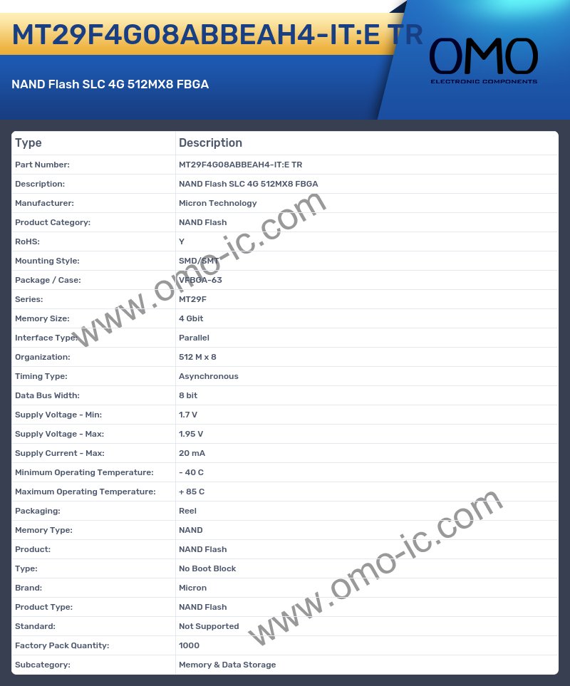 MT29F4G08ABBEAH4-IT:E TR