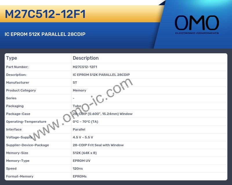 M27C512-12F1