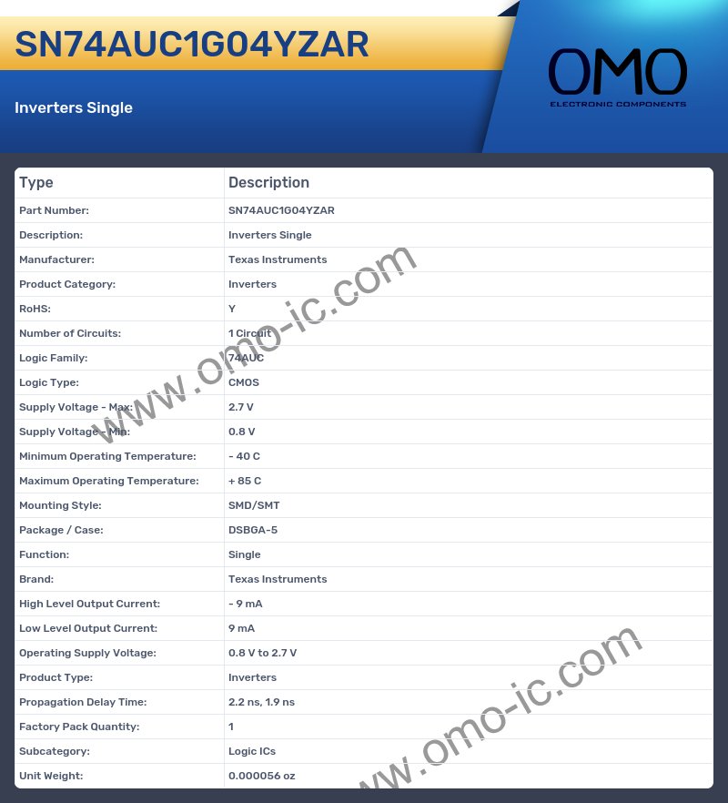 SN74AUC1G04YZAR