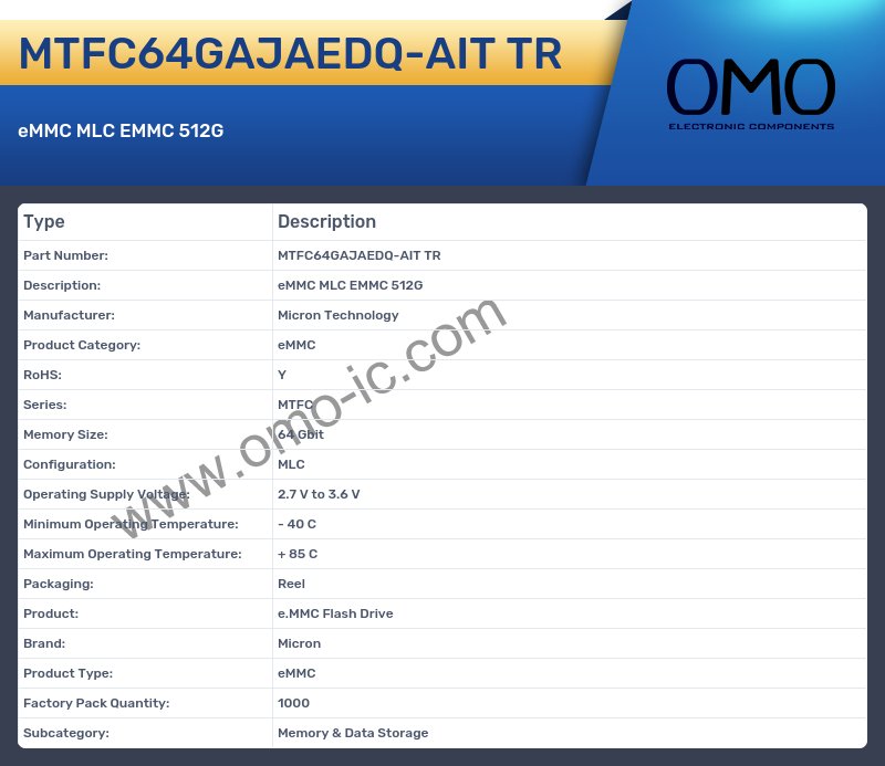 MTFC64GAJAEDQ-AIT TR