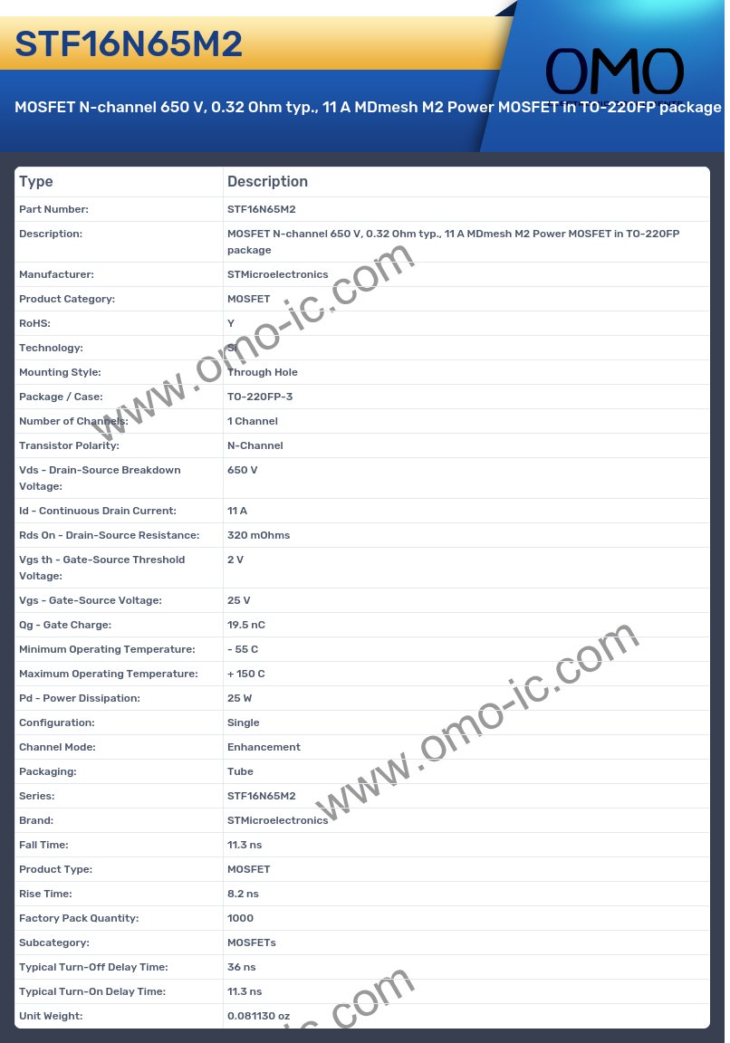 STF16N65M2