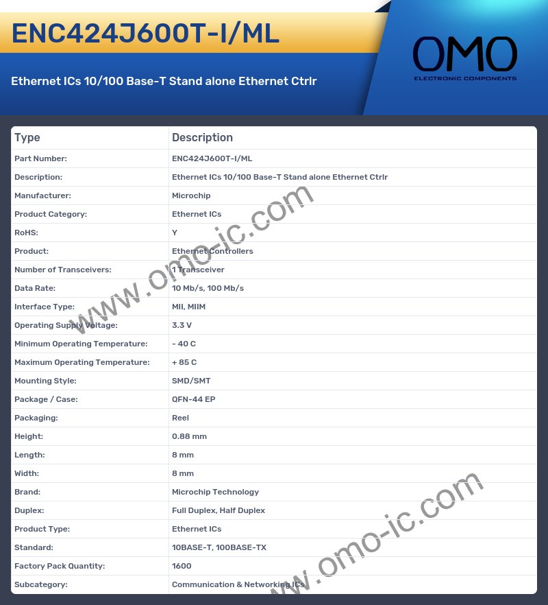ENC424J600T-I/ML