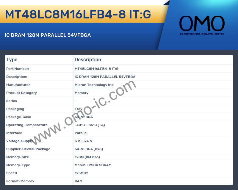 MT48LC8M16LFB4-8 IT:G