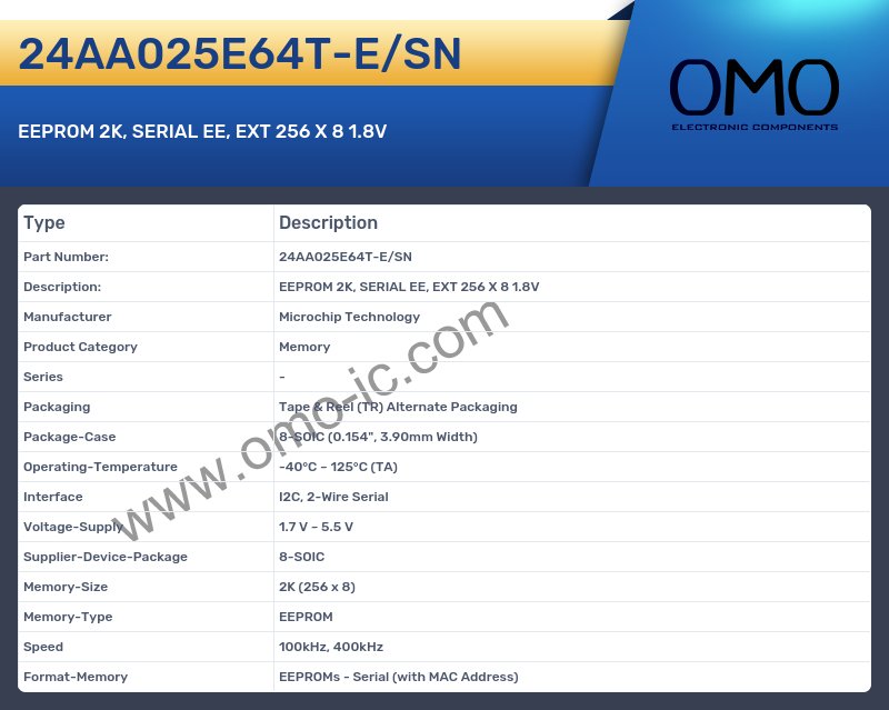 24AA025E64T-E/SN