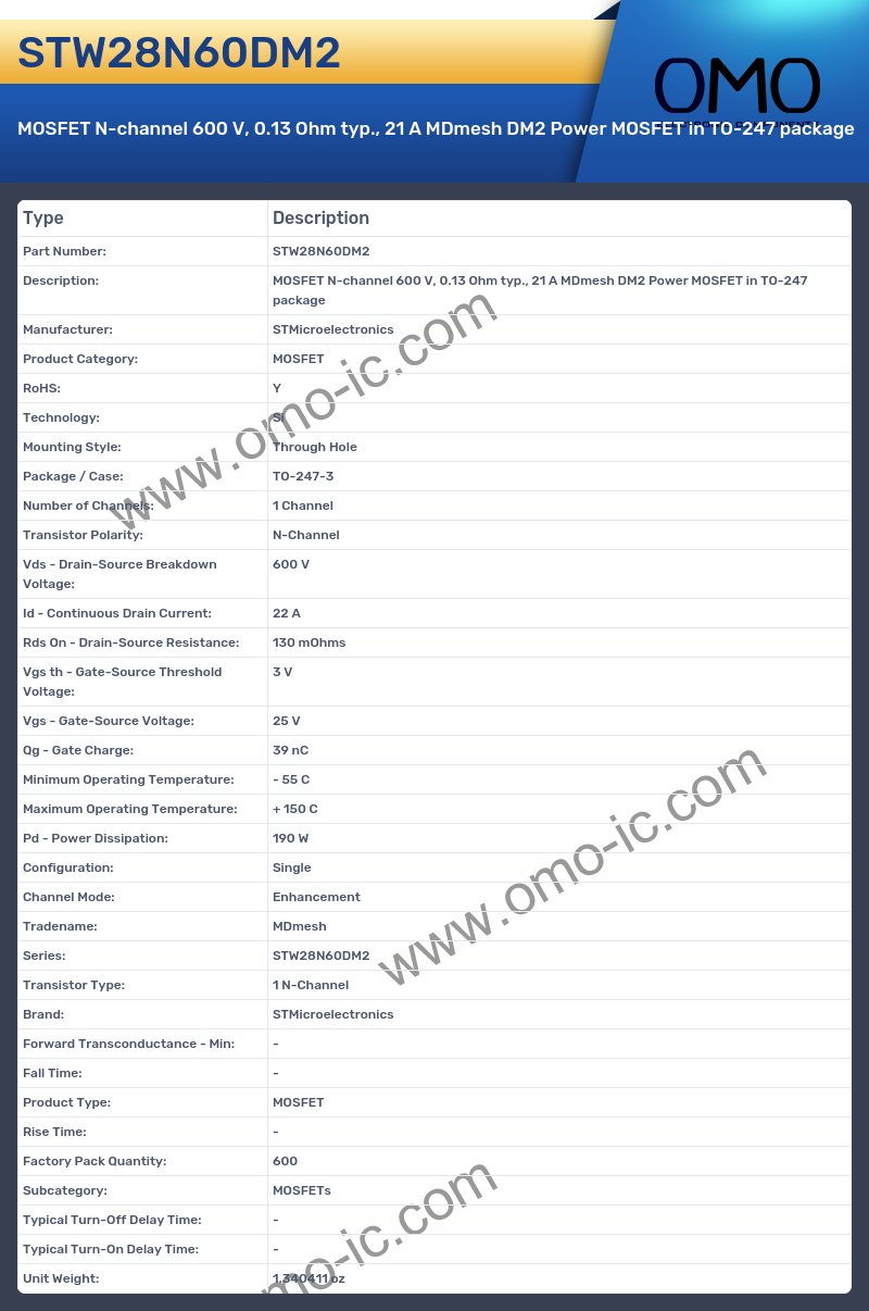 STW28N60DM2