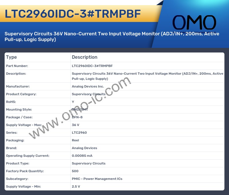 LTC2960IDC-3#TRMPBF