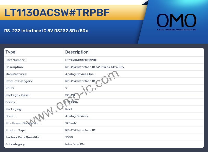 LT1130ACSW#TRPBF