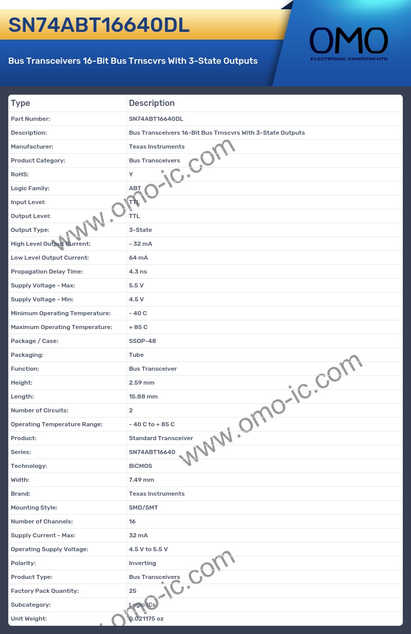 SN74ABT16640DL