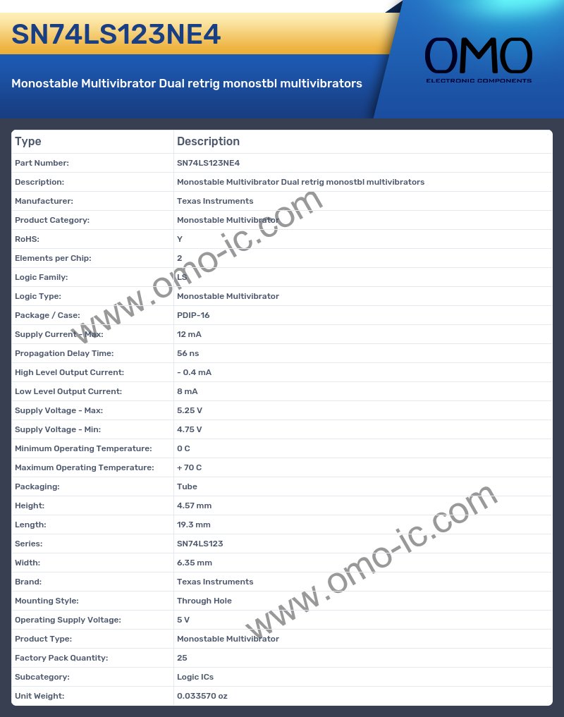 SN74LS123NE4