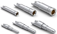 Wire Termination Pins and Receptacles