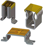 Surface Mount Fuse Clips with Kapton® Tape