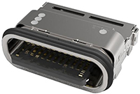 Waterproof USB Type-C Connectors