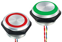 PN1L Series Stainless Steel Pushbutton Piezo Switc